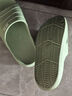 回力拖鞋女浴室防滑一字拖厚底eva沙滩凉鞋SDJ-0396 绿色 36-37 实拍图