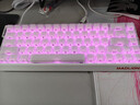 美加狮MAD 60 68 HE/MAD 68 Pro 磁轴键盘有线连接客制化机械61/68键轻巧配列网页驱动电竞游戏键盘 MAD 68 R 纯白侧刻 昆仑磁轴 实拍图