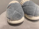 猫力棉拖鞋男士秋冬季居家户外穿厚底毛绒保暖防滑舒适半包跟月子鞋女 灰色 42-43 (250mm)适合41-42 实拍图