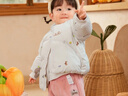 巴拉巴拉婴儿鹅绒羽绒服男童冬季2024女童短款外套保暖萌趣潮208424107223 实拍图