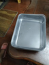 不锈钢保鲜盒冰箱专用带盖密封便当盒饭盒收纳冷冻菜盘果盘烤鱼盘 【带盖】2个装 实拍图