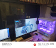 Colorfire七彩虹电脑音响音箱桌面电竞游戏无序RGB灯效台式机笔记本适用低音炮有线喇叭3.5mm接口CF100 白色 实拍图