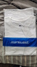 真维斯（Jeanswest）纯色T恤男2025春秋季新款纯棉长袖t恤修身日常打底衫百搭圆领男装 GY23231白色 XL 实拍图