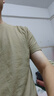 雾卡 【纯棉2件装】短袖t恤男潮流韩版宽松大码夏天新款休闲纯色半袖男T恤 纯色净版：深灰+卡其 XL 建议135-150斤 实拍图