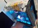 星球居民台式电脑显示器防尘罩新款27寸32寸屏幕主机箱键盘盖布三件套 你喜欢猫吗-绒布电脑盖布三件套 32英寸 实拍图