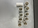 联塑PVC线管配件 阻燃线管件4分6分管直接头管箍穿线管配件家装电线管配件管直通白色 管直通(套筒)φ20【1个价】 实拍图