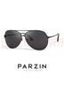 帕森（PARZIN）偏光太阳镜型男眼镜经典蛤蟆镜安全驾驶墨镜PZ8131A黑框黑灰片 实拍图