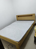图柔【顺丰闪发】床实木床现代简约双人床主卧大床单人床出租床 单床+5CM床垫 1.8*2米 框架结构 实拍图