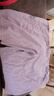 浪莎宽松睡裤女夏季冰丝感休闲短裤大码薄款纯色阔腿居家大裤衩 实拍图