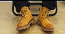 骆驼（CAMEL）【王俊凯同款】加绒马丁靴男鞋秋冬新款大黄靴女户外工装登山靴子 GE122W7757T 金黄色（男款） 42 实拍图