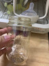 bebebus铂晶钻光奶瓶ppsu0-6个月新生儿宽口偏心仿母乳防胀气吸管奶瓶 奶瓶套装 300ml （3-10个月以上） 实拍图