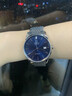 歐米茄瑞士认证手表男士机械表大方时尚镶钻奢华高档超薄专用男表 本色蓝面 实拍图