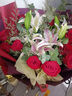 百花馆鲜花玫瑰花满天星新年元旦花束生日礼物真花送女友同城配送当日达 【爱到白头】11朵红玫+百合+情人草|T79 实拍图