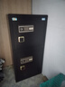 虎牌保险柜家用办公小型保险箱大型1.5米/1.8米全钢防盗保管箱可入墙夹万 高1.2米双门-时尚黑 密码款（密码+钥匙） 实拍图