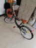 凤凰（Phoenix）上海凤凰自行车成人女士老年人式2025新款轻便通勤代步实心胎单车 密封全轴承【双层铝合金轮】芭蕾黑 26寸充气胎【身高1.55-1.85米】 实拍图