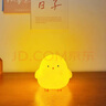 韩版可爱小鸡小夜灯卧室装饰品发光玩具幼儿园儿童生日分享小礼物 小鸡仔/白色 实拍图