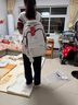 回力书包学生女新款初中生高中生大容量背包简约双肩包宽肩带书包轻便 实拍图
