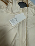 优衣库童装男童女童羽绒大衣/外套夹克保暖厚衣服473308 01 乳白色 140 实拍图