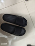 蕉内301H拖鞋男女士浴室洗澡防滑踩屎感情侣家居凉拖鞋抗菌防臭可外穿 【薄底版】黑色 43-44 实拍图