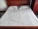 亚麻凉席哈尔滨特产夏季精梳棉麻素色亚麻凉席亚麻床单 单条亚麻色四菱格（无枕巾枕套） 单人凉席 130cm*200cm 实拍图