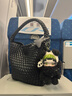 ECODAY编织托特包通勤包女包大容量单肩手提包送女朋友生日新年礼物 黑色（小号） 实拍图