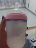 可么多么（como tomo）奶瓶婴儿奶瓶新生儿断奶仿母乳硅胶奶瓶3-6个月250ml粉 实拍图
