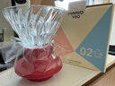 HARIOV60咖啡滤杯滤网过滤器手冲咖啡过滤滤杯过滤网聪明杯红色200ml   实拍图