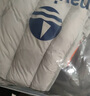纳维凯尔儿童棉服新款男童外套女童上衣学生袄子中大童开衫保暖抗寒 横条立领浅灰 150 实拍图