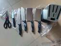 苏泊尔（SUPOR）刀具套装不锈钢菜刀切片刀斩骨刀冻肉刀水果刀剪刀锋利刀具七件套 实拍图