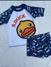 B.Duck小黄鸭分体泳衣男童 短袖短裤男宝宝可爱泳装温泉泳衣 实拍图
