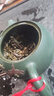 大益TAETEA茶叶普洱茶饼茶 4年自然陈化京风荷露熟茶357g/饼 2001批次 实拍图