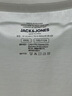 杰克·琼斯（JACK&JONES）25年男装T恤男夏季T恤舒适男士短袖凉感多色上衣纯色水洗不易走形 A06白色 3XL 实拍图