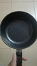 【亏本清仓】韩式麦饭石色不粘锅平底锅铁锅电磁炉不带盖 黑色小煎锅 16cm 实拍图