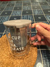 北鼎（Buydeem）茶水分离玻璃杯 办公泡茶器具过滤杯 高硼硅泡茶杯 CD1001灰羽色 实拍图