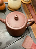 百年利永宜兴紫砂壶纯全手工原矿紫泥泡茶壶功夫茶具竹节汉铎一壶两杯套装 竹节汉铎 240ml 原矿紫泥 实拍图