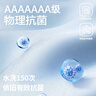 三利抗菌加厚毛巾2条A类吸水男女洗脸洗澡家用干发大面巾   蓝/灰 实拍图