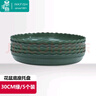 墨斗鱼花盆托盘30cm*5塑料耐磨加仑盆垫树脂底座加厚圆形接水盘底托 实拍图