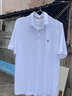 卡宾男装凉感Polo衫短袖翻领上衣商务T恤 米白色12 实拍图