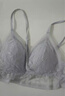蕉内舒服蕾303A女士内衣性感蕾丝法式小胸薄款贝壳三角杯背钩式文胸罩 雾紫-植物小背钩 M 实拍图