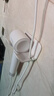 懒角落吹风机置物架电吹风支架子戴徕森芬壁挂免打孔风筒架收纳架 白色 实拍图