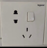 罗格朗（LEGRAND）开关插座面板 仕典系列玉兰白色86型暗装 三开双控 开关 实拍图