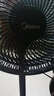 美的（Midea）【超级单品】七叶轻音立式电风扇家用柔风落地扇台式桌面小型风扇大风量节能摇头宿舍电扇 SAF30AB 实拍图