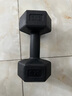 华亚（HUAYA） 哑铃环保包胶六角手铃男士家用健身器材 6KG 一副（左右手各3公斤） 实拍图