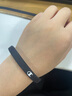 BJYL硅胶手环情侣礼物一对学生运动手环男士腕带情侣款手链男女生礼物 黑白各一条【两条装】 实拍图