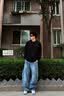 回力卫衣男春秋季刺绣百搭圆领长袖t恤男舒适简约打底套头衫男 1187 实拍图