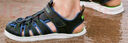Skechers斯凯奇儿童凉鞋男童包头护脚 清凉透气休闲大童沙滩鞋童鞋400041L 实拍图