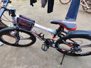 金武端自行车成人山地车公路赛车单车骑行变速超轻越野中学生初中青少年 旗舰版-三刀轮-黑红色 26寸27速 实拍图