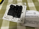西门子（SIEMENS）开关插座 一开单控面板 86型暗装面板 远景雅白色5TA02011CC1 实拍图