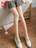 猫人25年新品【加绒加厚光腿神器】女士打底裤袜保暖踩脚肉色连裤袜 实拍图