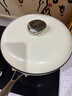 温仑山鹅卵石炒锅不粘锅炒菜锅全新升级有钛无涂层燃气电磁炉白玉兰32cm 实拍图